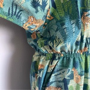 Vibrant Jungle Print Jumpsuit | Small/Medium | World Market